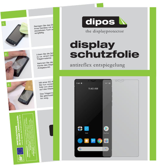 Matte Displayschutzfolie von dipos passend für Carbon 1 Mark II, präziser Zuschnitt und blasenfrei montiert