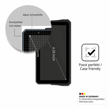 Schutzfolie mit optimaler Passform, zur Verwendung mit Hüllen geeignet