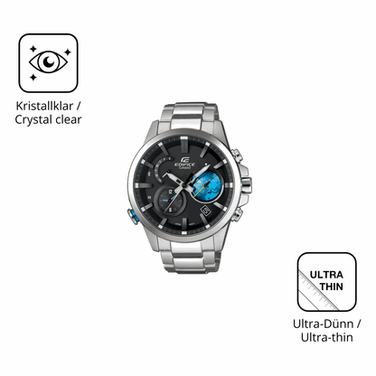 Dünne und klare Folie passend zugeschnitten für Casio Edifice EQB-600D
