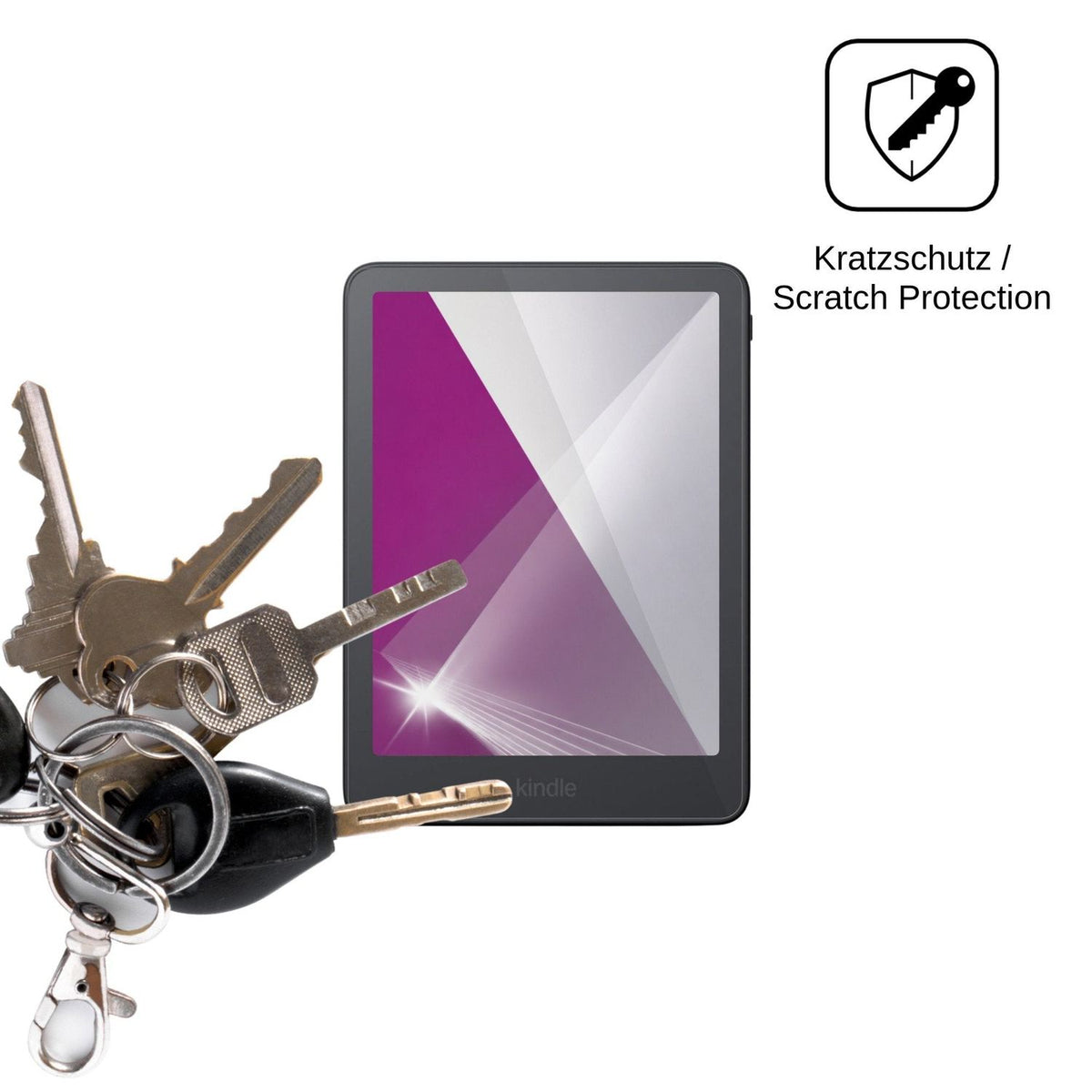 2x Schutzfolie klar für Amazon Kindle Colorsoft 2026 Display-Schutzfolie