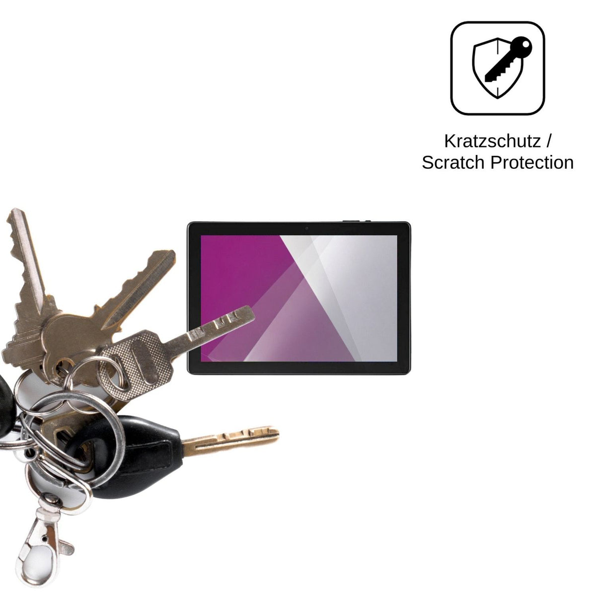 2x Schutzfolie klar für AWOW Tablet 10.1 Display-Schutzfolie