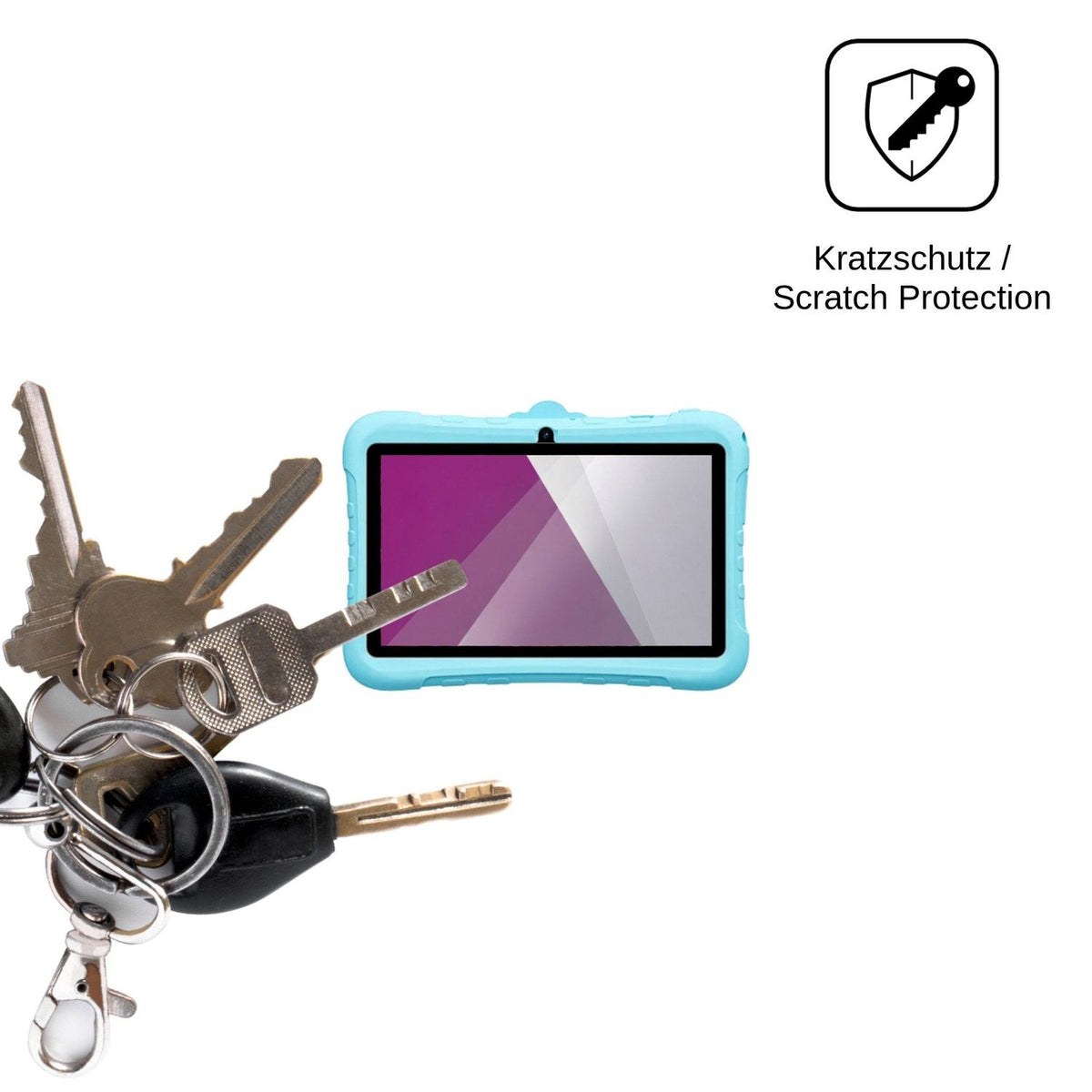 2x Schutzfolie klar für Blackview Link Lite Kids Display-Schutzfolie