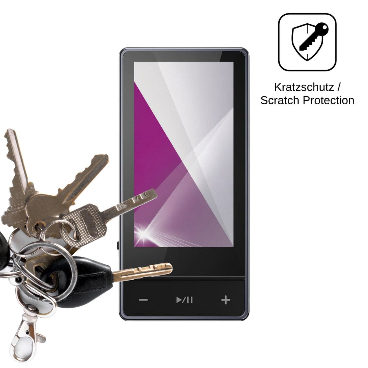 4x Schutzfolie klar für FiiO QX13 Display-Schutzfolie