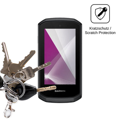 2x Schutzfolie klar für Garmin Edge Explore 3 Display-Schutzfolie