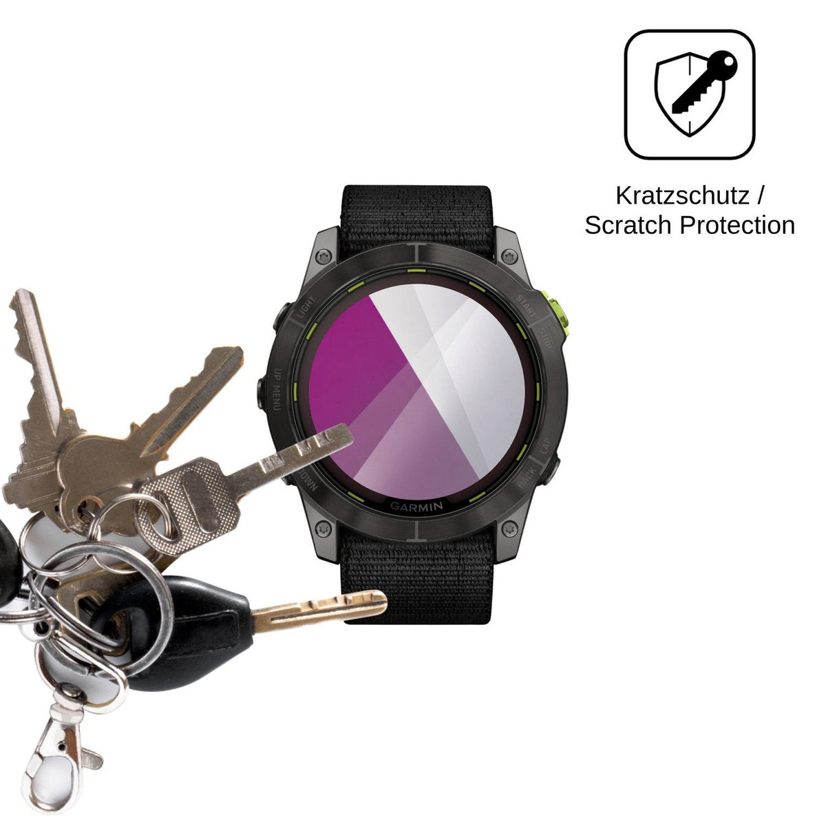 6x Schutzfolie klar für Garmin Enduro 2 Display-Schutzfolie