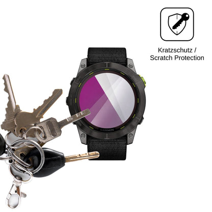 6x Schutzfolie klar für Garmin Enduro 2 Display-Schutzfolie
