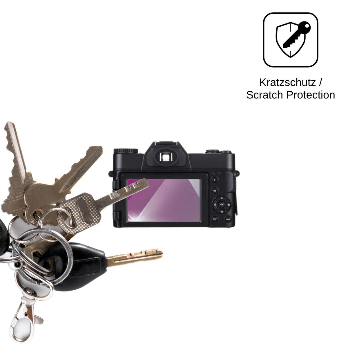 4x Schutzfolie klar für Hojocojo CDR10 Display-Schutzfolie
