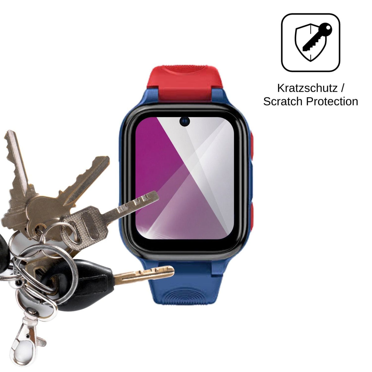 6x Schutzfolie klar für Lagenio K9 Display-Schutzfolie