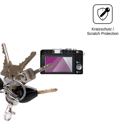 4x Schutzfolie klar für Olympus Pen E-PL3 Display-Schutzfolie