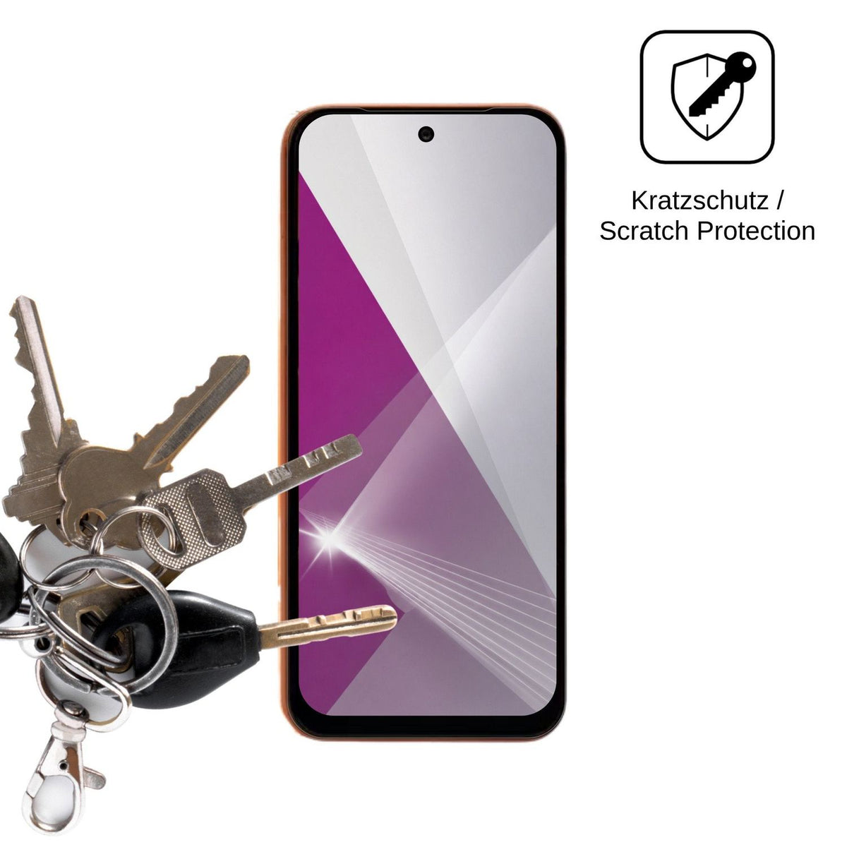 4x Schutzfolie klar für Tecno Pop 20C Display-Schutzfolie