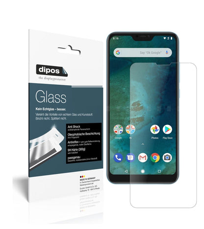 1x 9H Schutzfolie matt für Xiaomi Mi A2 Lite Panzerfolie