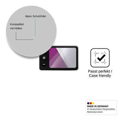4x Schutzfolie klar für Bassadoro Lenker Display S E Display-Schutzfolie