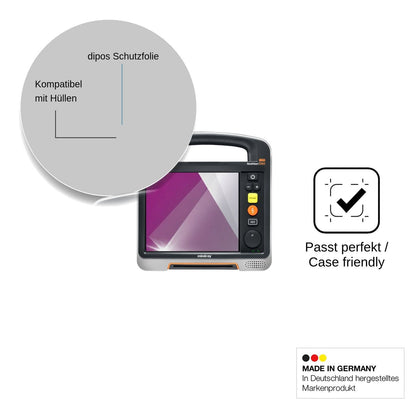 2x Schutzfolie klar für Mindray Beneheart D60 Display-Schutzfolie