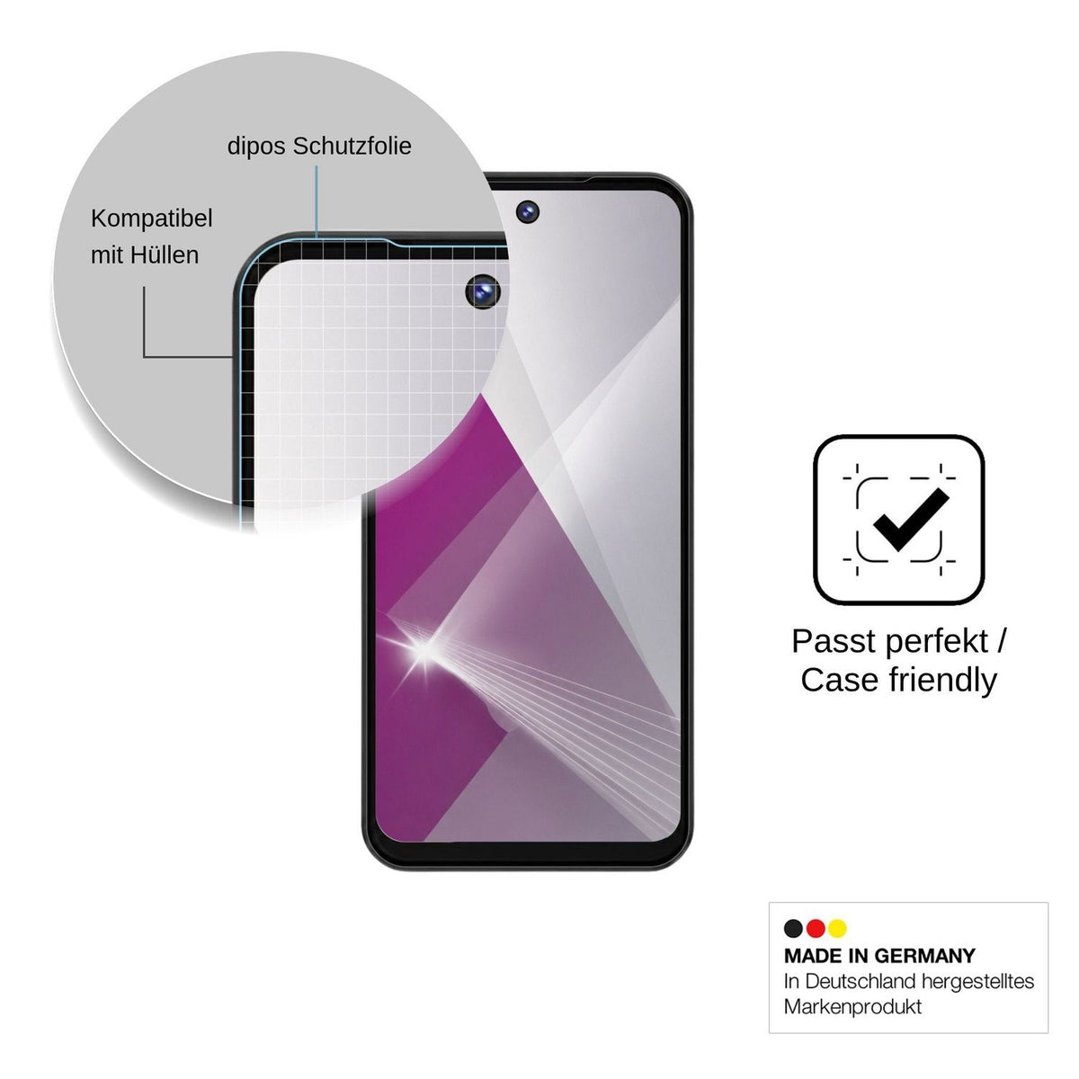 4x Schutzfolie klar für Oukitel C17 Mini Display-Schutzfolie