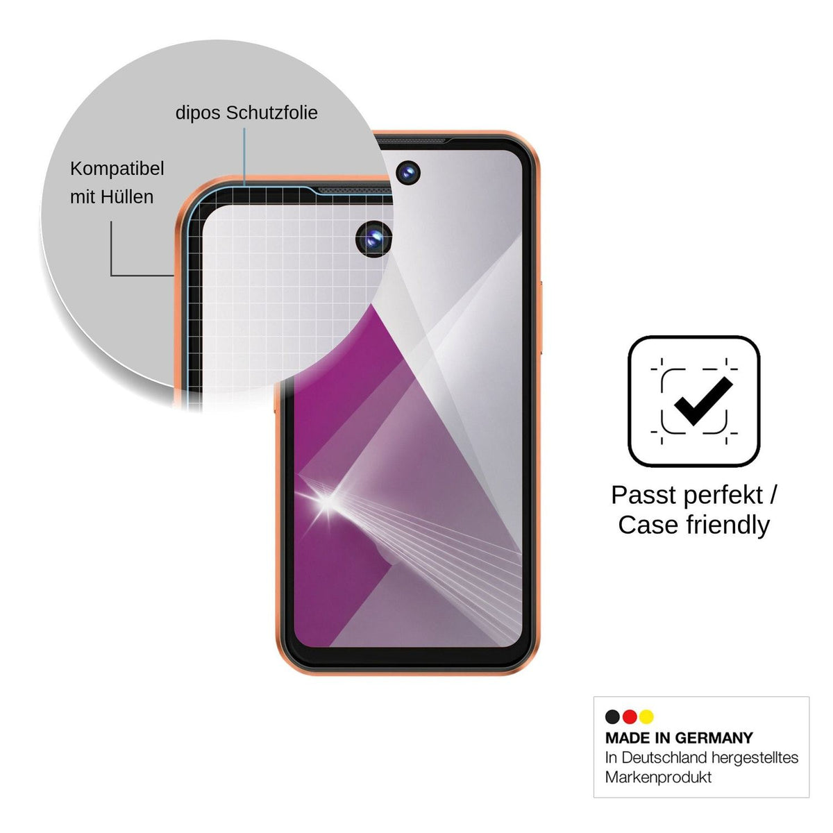 4x Schutzfolie klar für Oukitel C26 Mini Display-Schutzfolie