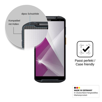 4x Schutzfolie klar für Point Mobile PM95 Display-Schutzfolie