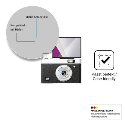 4x Schutzfolie klar für SOOGOOEY DC18 Display-Schutzfolie
