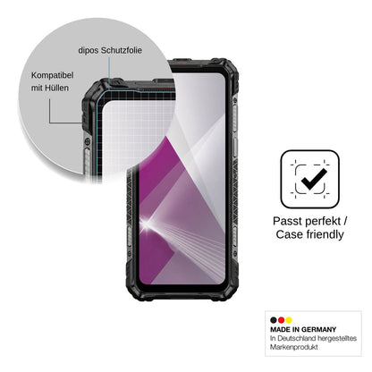 4x Schutzfolie klar für Ulefone Armor 35 Pro Display-Schutzfolie