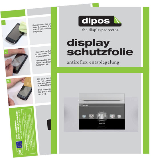 Matte Displayschutzfolie von dipos passend für Cocktail Audio X50Pro, präziser Zuschnitt und blasenfrei montiert