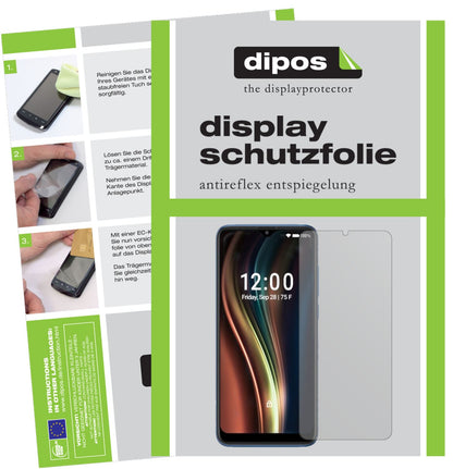 Matte Displayschutzfolie von dipos passend für Coolpad Legacy 5G, präziser Zuschnitt und blasenfrei montiert