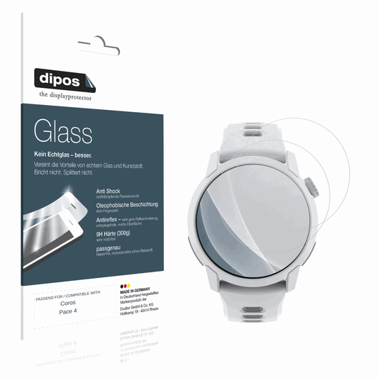 Matte Displayschutzfolie von dipos passend für corospace 4, 9H kratzfest und blasenfrei montiert
