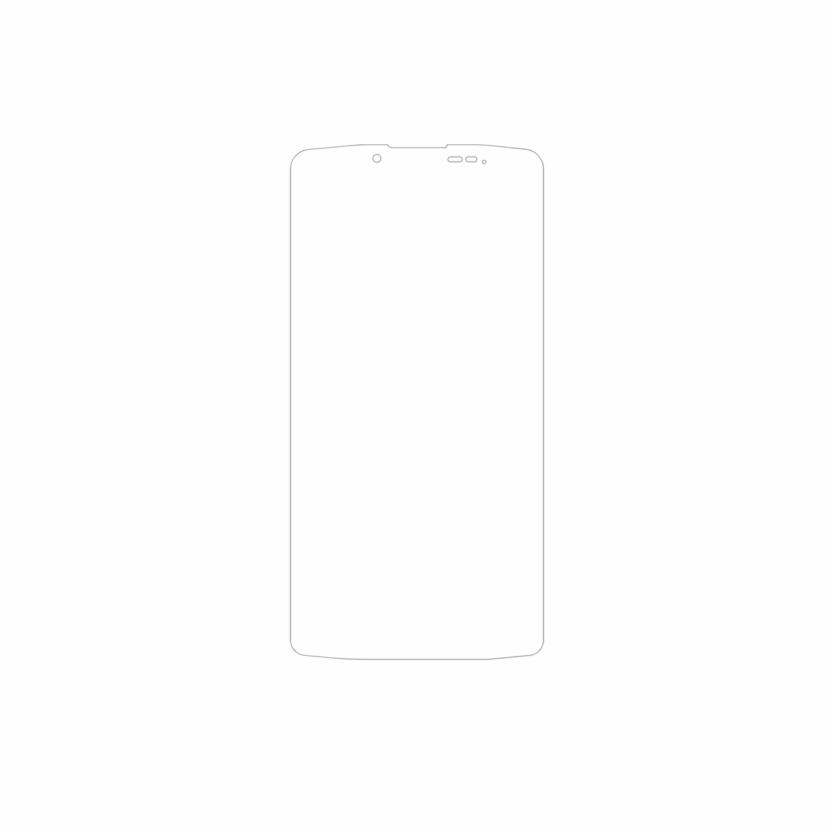 dipos Displayschutz für CROSSCALL Core-M6, mattierte Oberfläche, geringe Dicke und perfekte Passform