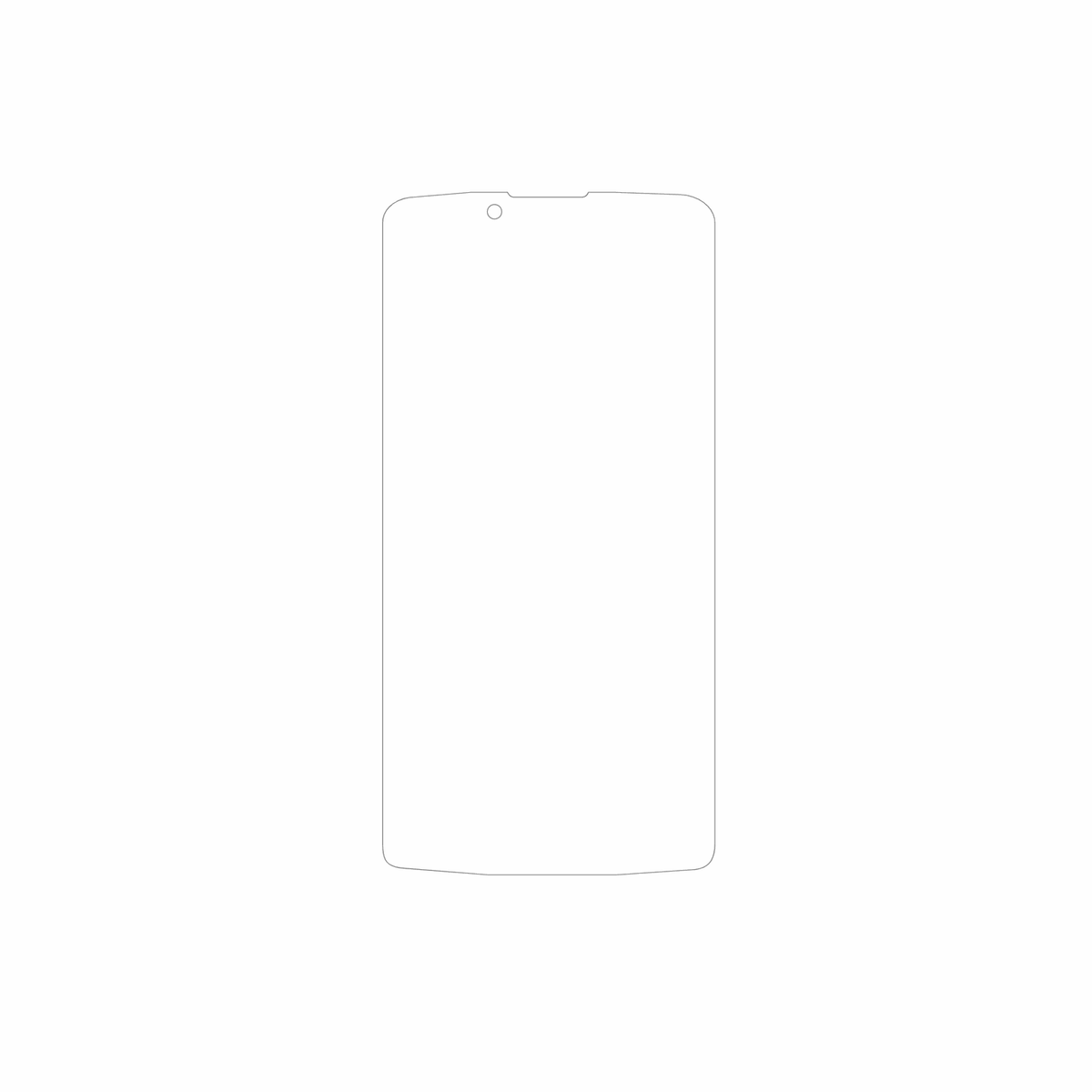 dipos Displayschutz für Crosscall Core M6, mattierte Oberfläche, geringe Dicke und perfekte Passform