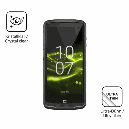 Dünne und klare Folie passend zugeschnitten für Crosscall Core M6