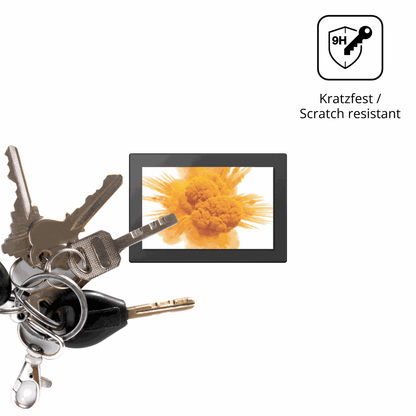 dipos Displayschutz für CrossControl CCpilot V1200, mattierte Oberfläche, robuste Festigkeit und perfekte Passform