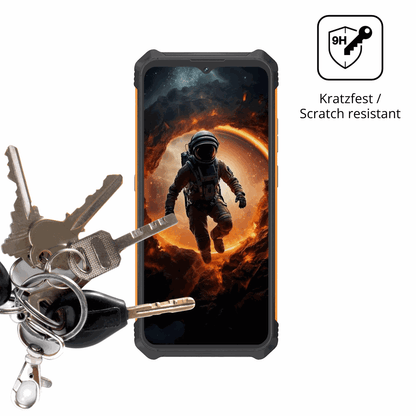 dipos Displayschutz für cubotking kong mini 4, transparente Oberfläche, perfekte Passform auch für die Rundungen