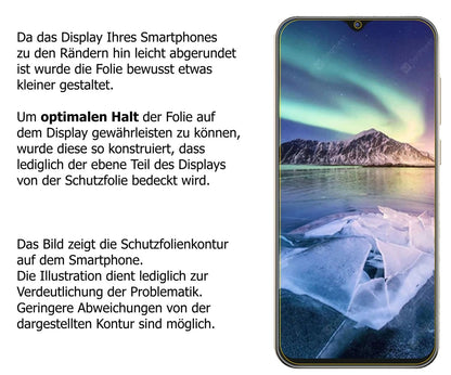 Privatsphäre-Schutz durch Sichtschutz-Folie passend zugeschnitten für Cubot X20