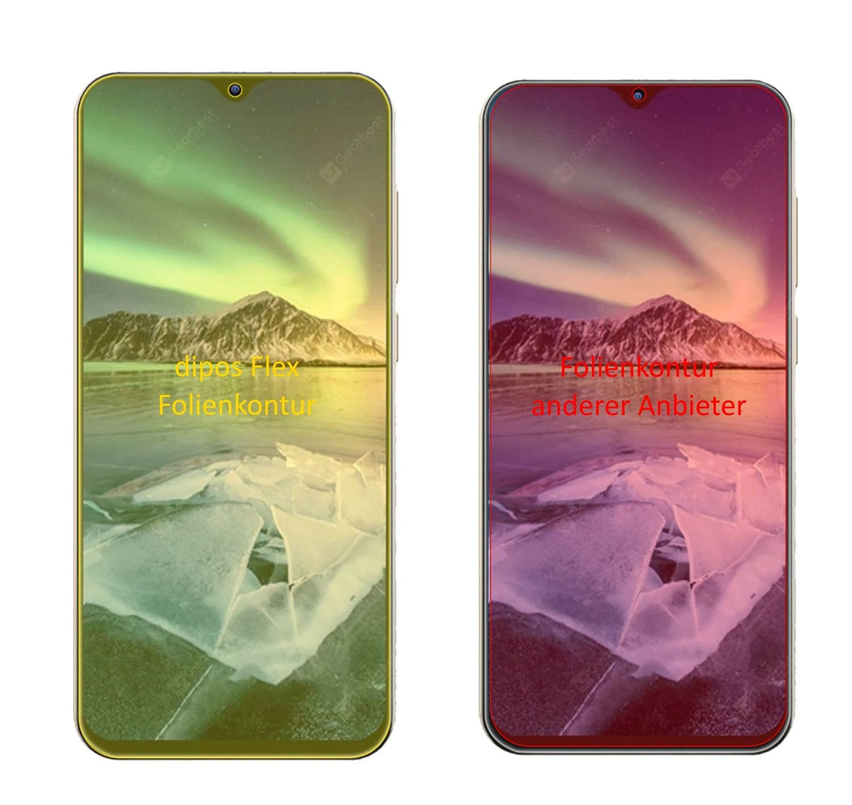 2x 3D Full Cover Schutzfolie für Cubot X20 Pro