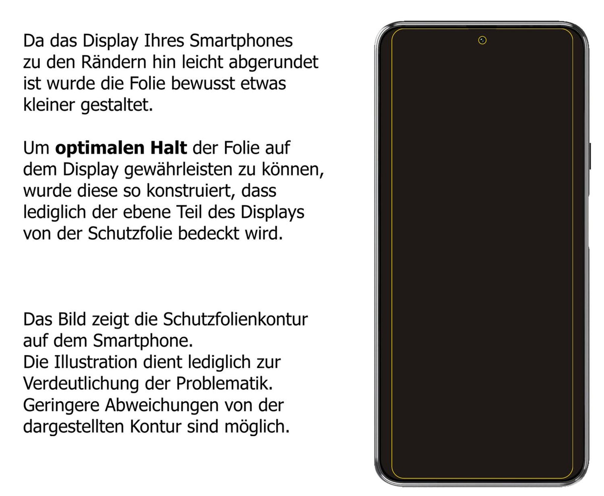 5x Schutzfolie matt für Cubot X50 Display-Schutzfolie