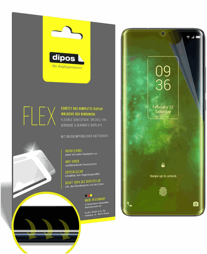 2x 3D Full Cover Schutzfolie für TCL 10 Pro