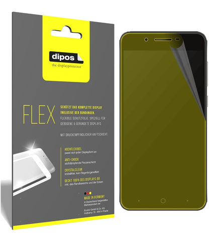 2x 3D Full Cover Schutzfolie für ZTE Blade A610 Plus