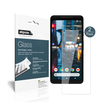 2x 9H Schutzfolie für Google Pixel 2 XL Panzerfolie