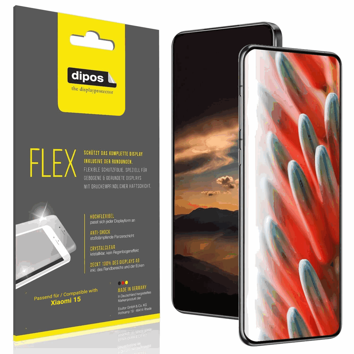 2x 3D Full Cover Schutzfolie für Xiaomi 15