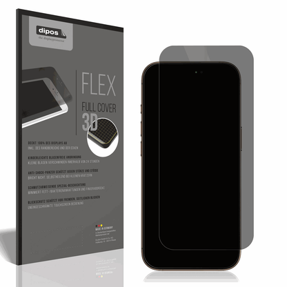 Full Cover Privacy Blickschutzfolie für Apple iPhone 16 Pro Max
