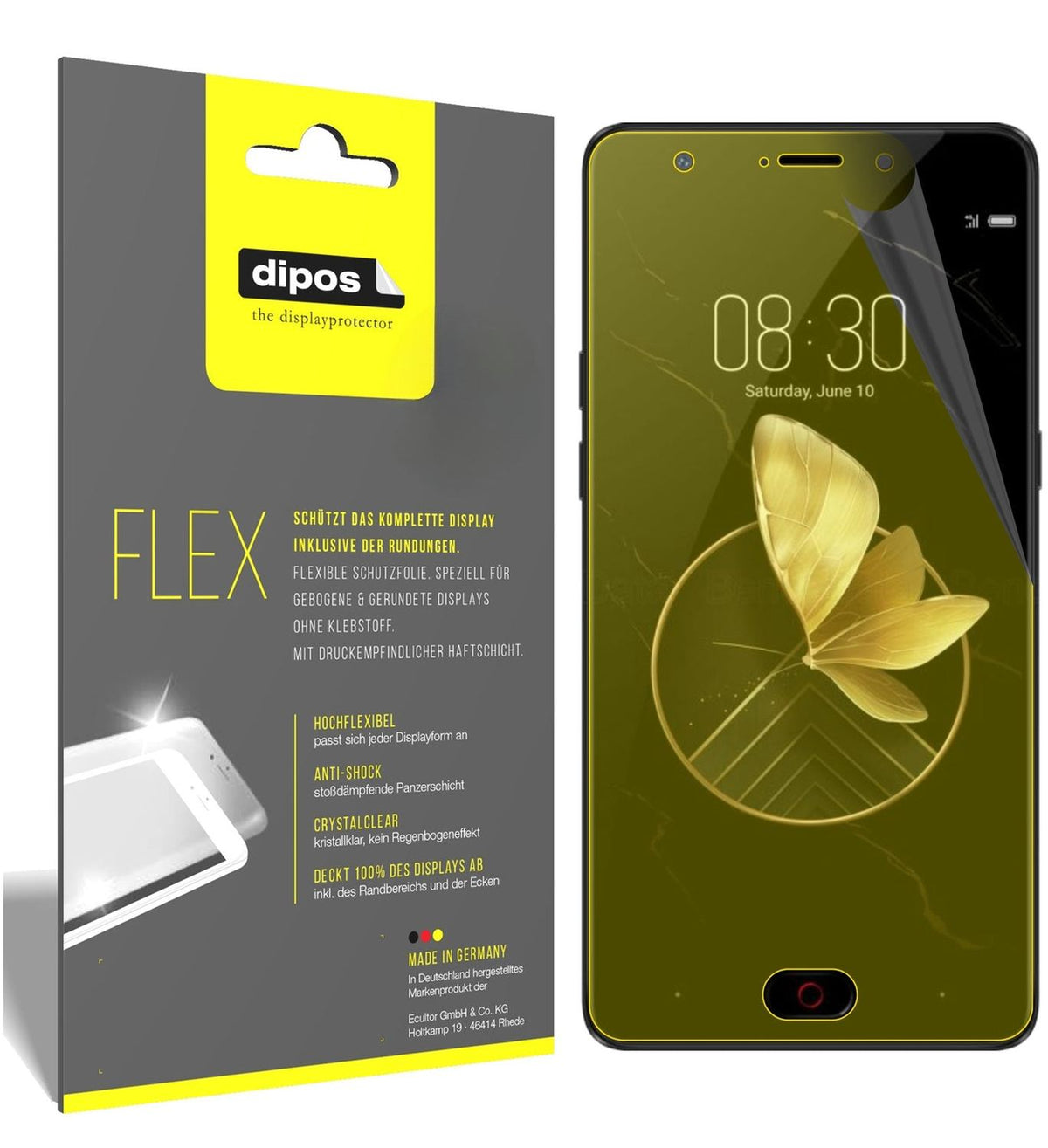 3x 3D Full Cover Schutzfolie für Archos Diamond Gamma