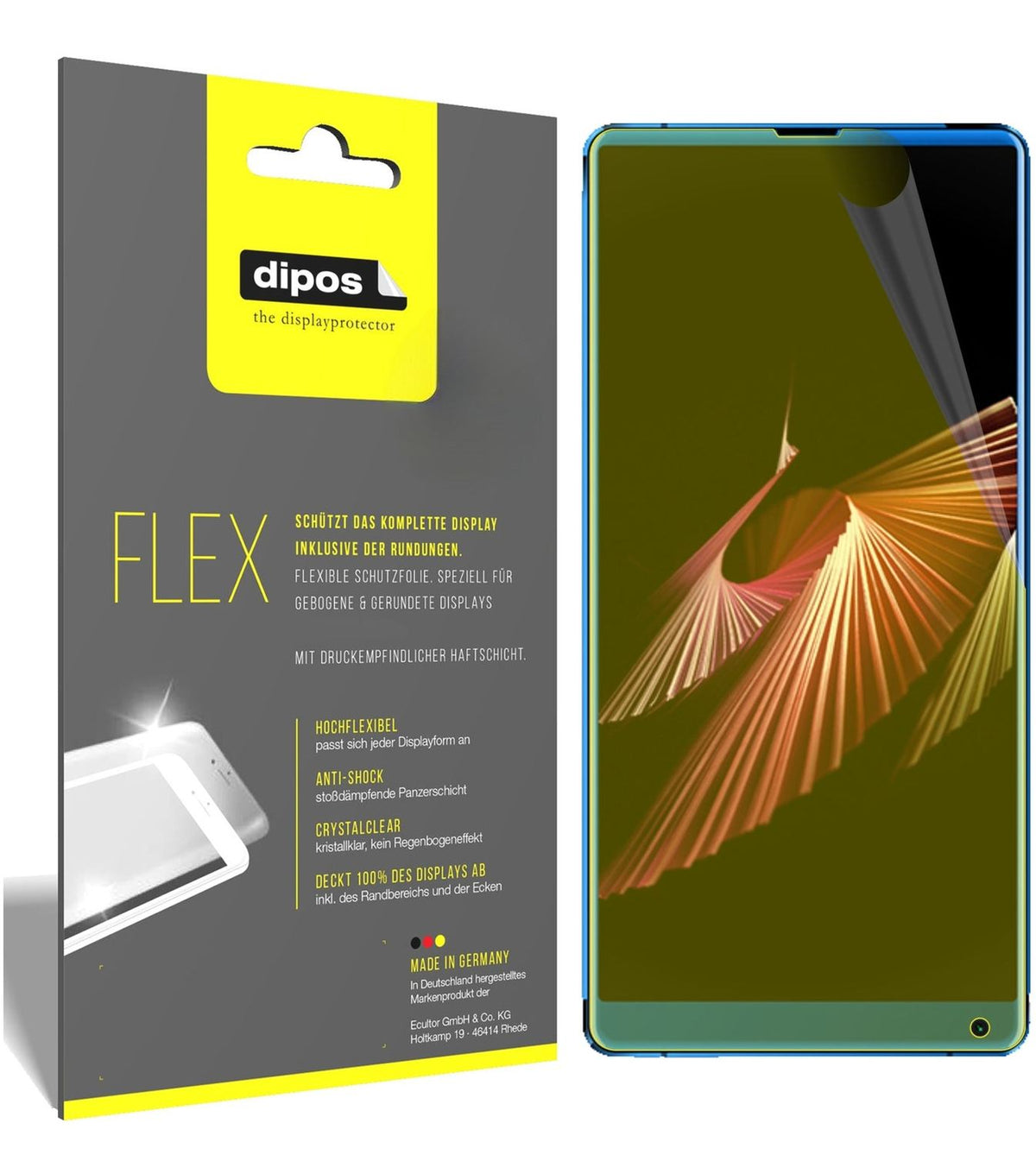2x 3D Full Cover Schutzfolie für M-HORSE Pure 2