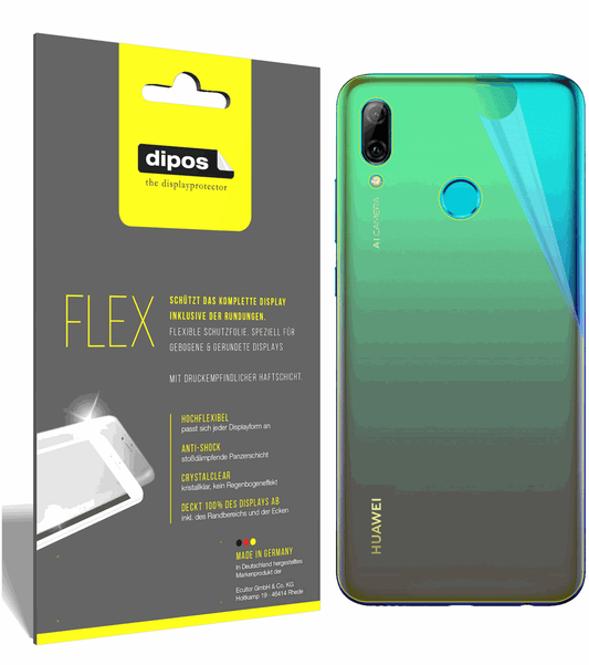 3x 3D Full Cover Schutzfolie für Huawei P Smart (2019) Rückseite