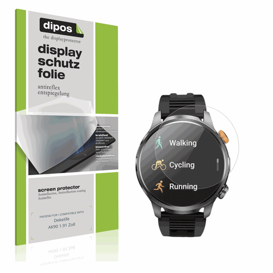 6x Schutzfolie matt für Dekelife AK90 1.91 Zoll Display-Schutzfolie