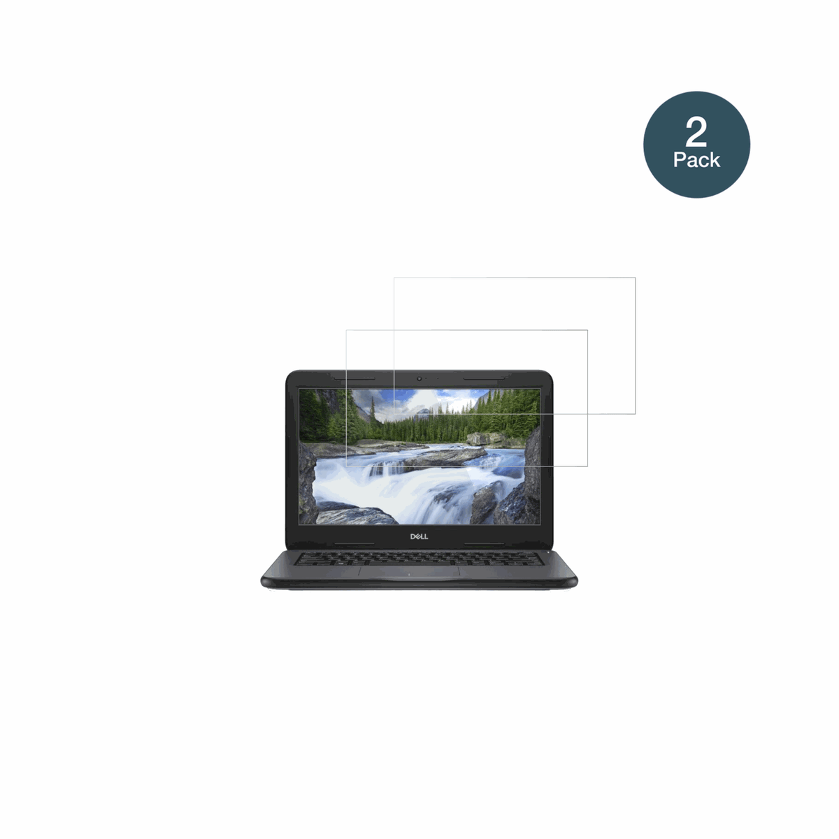 DellLatitude 3310 mit aufgebrachter dipos Flex Schutzfolie, glasklare Darstellung ohne Einschränkungen