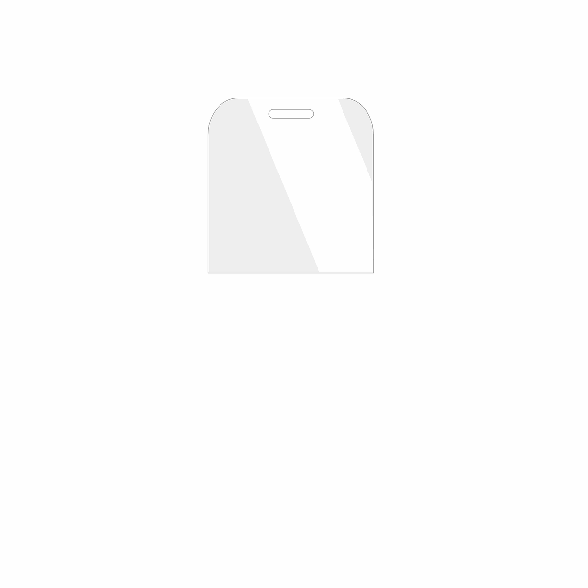 dipos Displayschutz für Denver BAS-18500M, transparente Oberfläche, geringe Dicke und perfekte Passform
