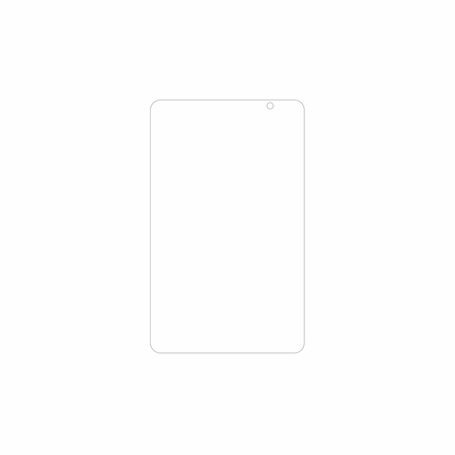 dipos Displayschutz für Digma G8, mattierte Oberfläche, geringe Dicke und perfekte Passform