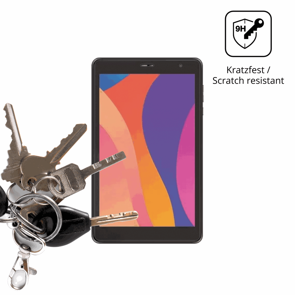 dipos Displayschutz für Digma Optima 8430E 4G, mattierte Oberfläche, robuste Festigkeit und perfekte Passform