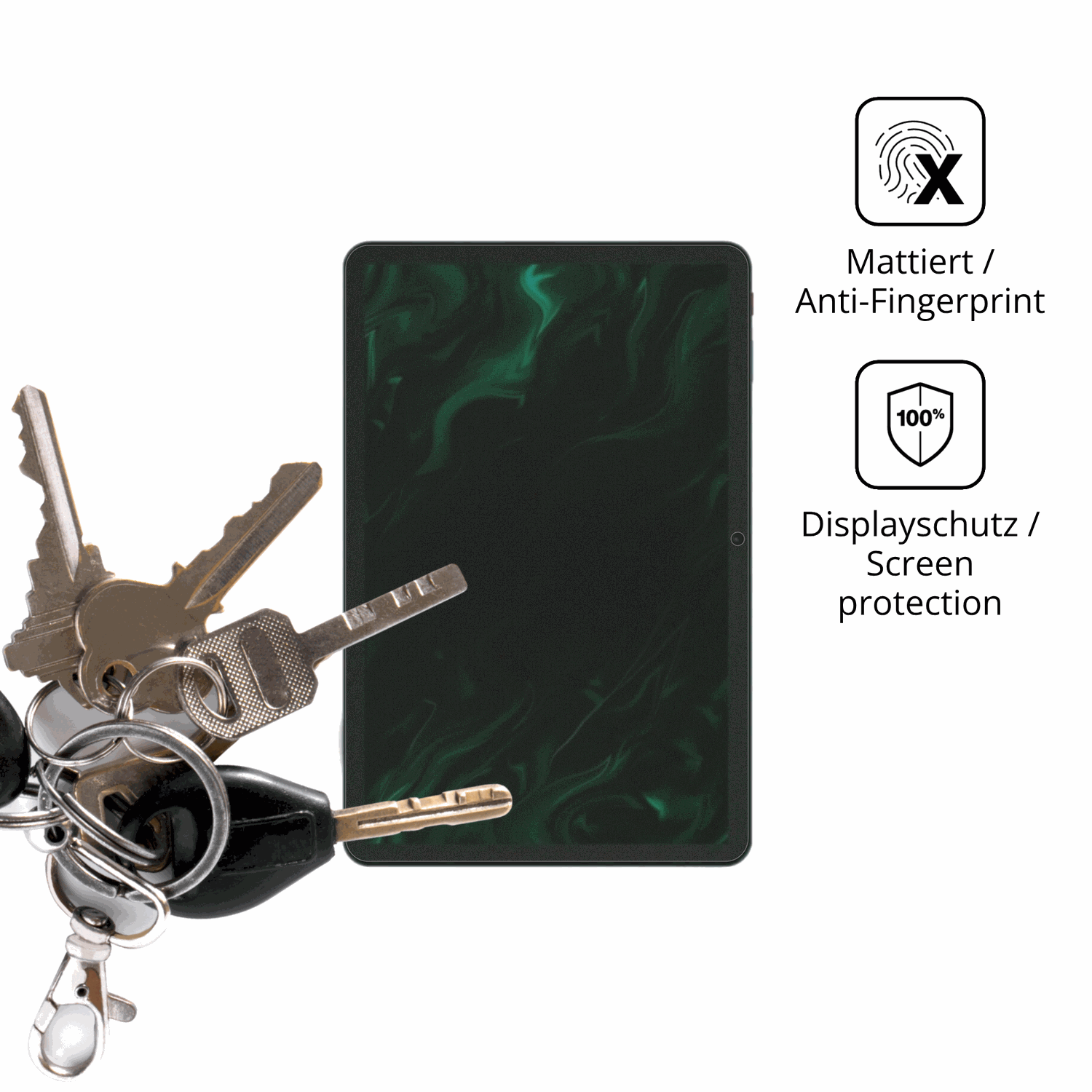 dipos Displayschutz für Digma Pro Eclipse, mattierte Oberfläche, Blickschutzfilter und perfekter Passform