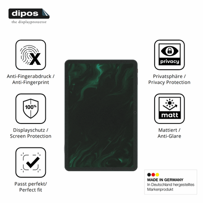 Privatsphäre-Schutz durch Sichtschutz-Folie passend zugeschnitten für Digma Pro Eclipse