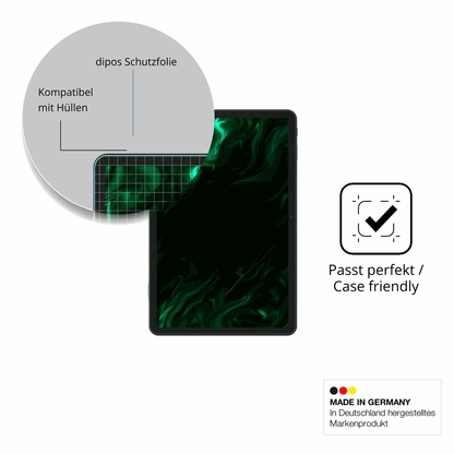 Schutzfolie mit optimaler Passform, zur Verwendung mit Hüllen geeignet