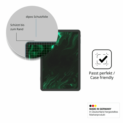 Schutzglasfolie mit optimaler Passform, zur Verwendung mit Hüllen geeignet